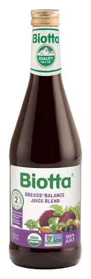 Biotta Organic Breuss Juice - 100% Juice Superfood- Help Improve Overall Wellness - Excellent Source of Potassium (16.9 Fl Oz, Pk of 6) (Breuss Balance) 207648226