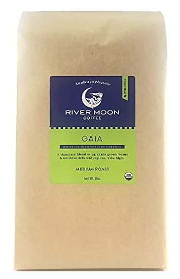 River Moon Café, Organic Café Beans, Medium Roast, 5 lb