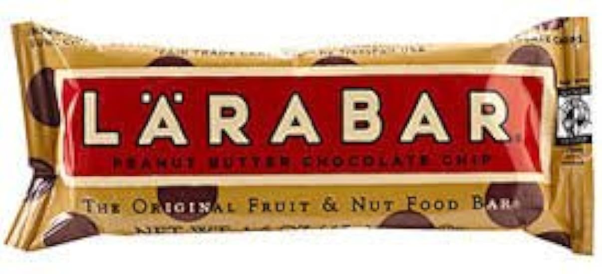 LARABAR Fruit & Nut Food Bar, Peanut Butter Chocolate Chip, 1.6oz (Pack of 15) 316325410