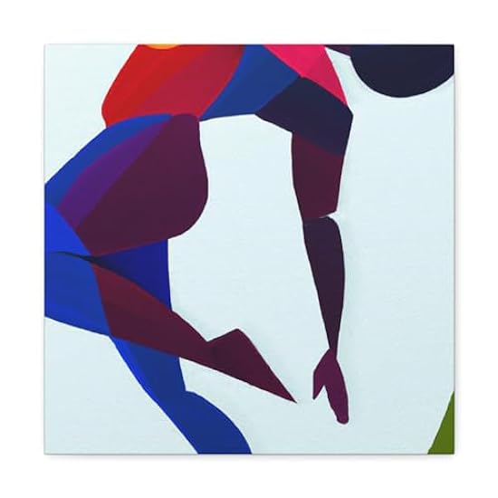 Gymnast Reflections Minimal - Canvas 16″ x 16″ / Premiu