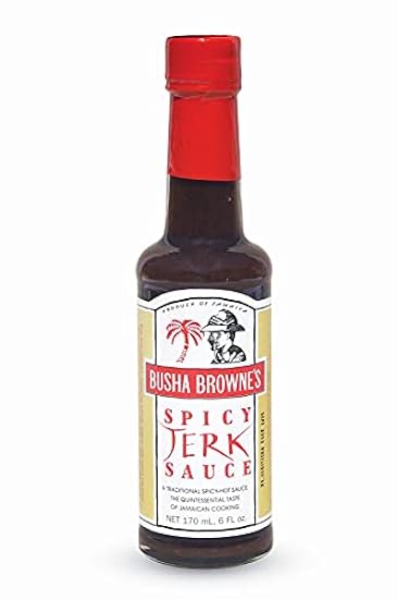 Busha Browne´s Spicy Jerk Sauce, 5 Ounce - 3 PACK 