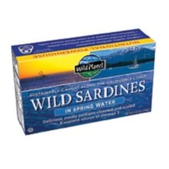 Wild Planet Wild Sardines in Spring Water 12x 4.375 Oz 204322337