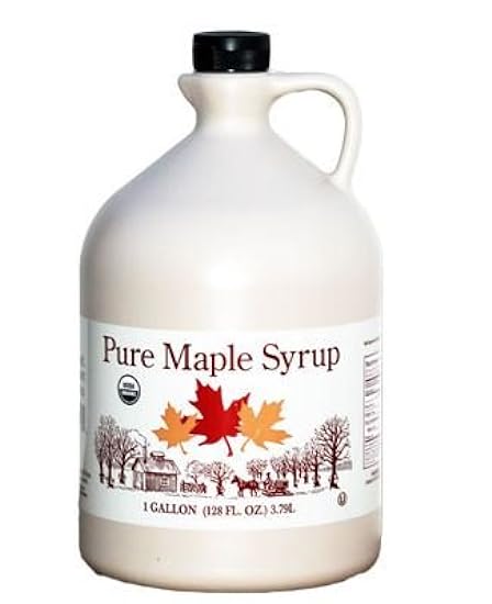 Butternut Mountain Farms Organic Pure Maple Syrup, Grade B - 1 Gallon 485820408