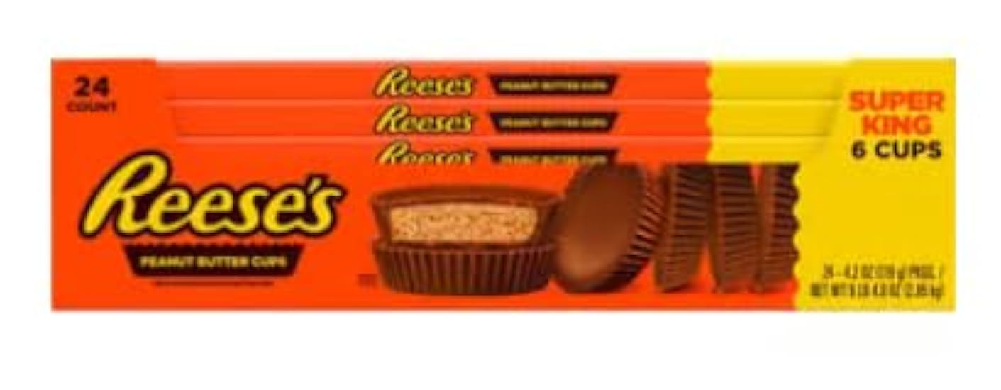 Reese´s Super King Peanut Butter Cups 24 Ct/4.2 Oz 996542502