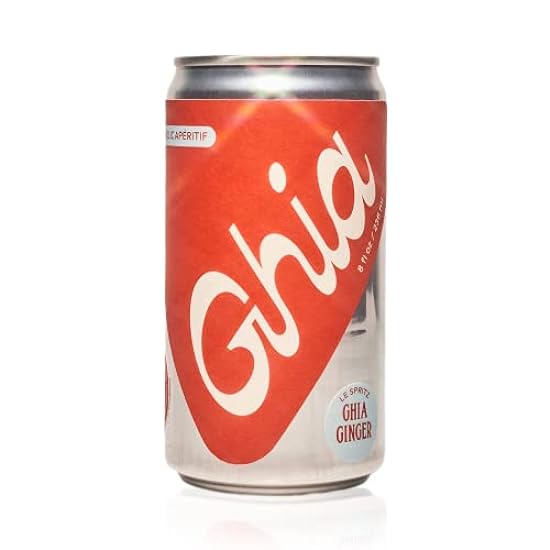 Ghia Non-Alcoholic Ginger Le Spritz, 8 Fl Oz (12-Pack) 