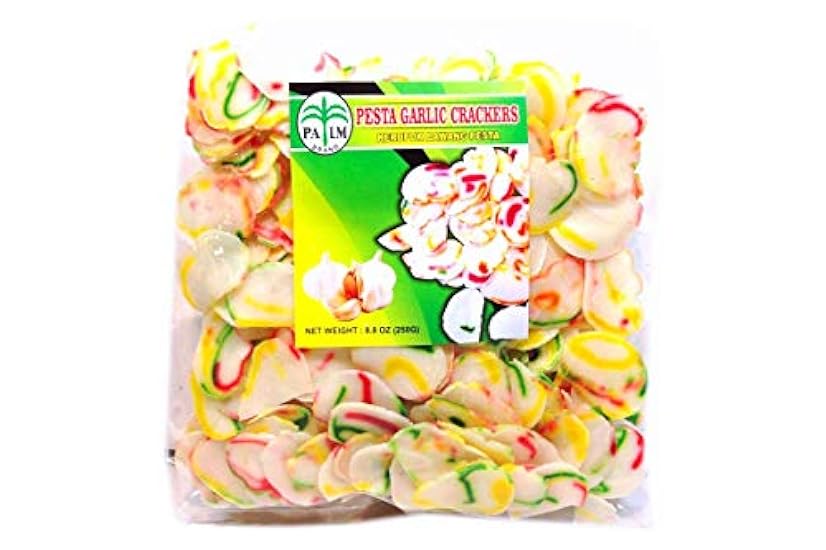 Palm Garlic Crackers Pesta (Raw) / Kerupuk Bawang Pesta