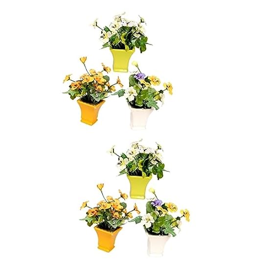 IMIKEYA 2 Sets 3pcs Dancing Orchid Potted Plant Bonsai 