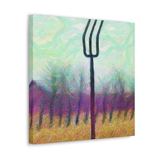 Pitchfork in Pointillism - Canvas 16″ x 16″ / Premium Gallery Wraps (1.25″) 945188215