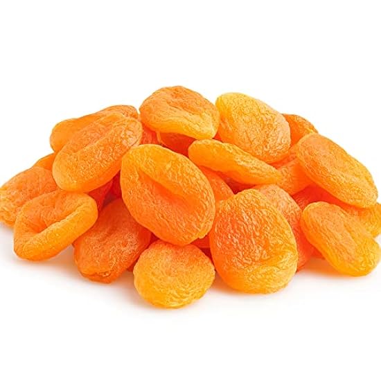 Dried Turkish Apricots-5lbs,(80oz) Resealable Bag-Natur