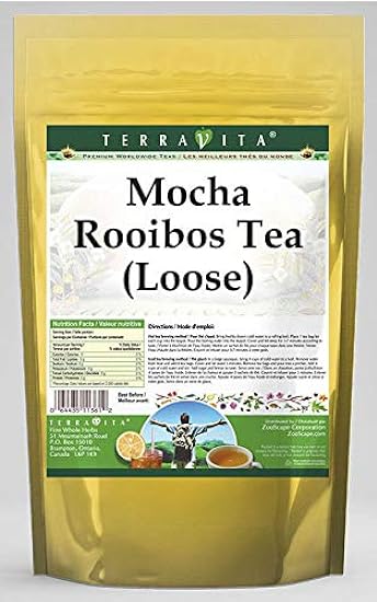 Mocha Rooibos Tea (Loose) (8 oz, ZIN: 534846) - 2 Pack 338444456