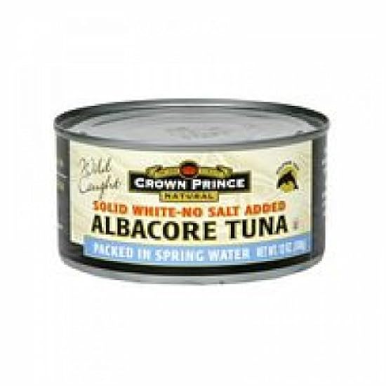 Crown Prince Albacore Tuna in Water No Salt Added ( 12x