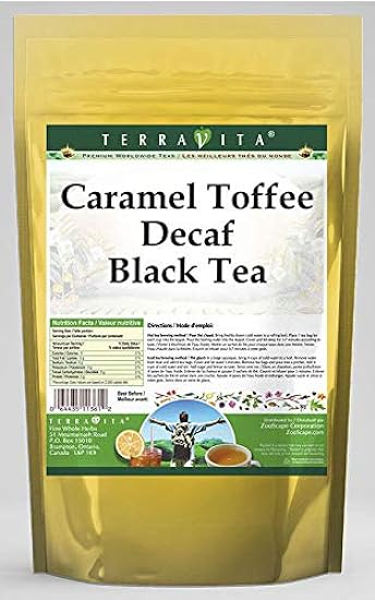 Caramel Toffee Decaf Negro Tea (25 tea bolsas, ZIN: 540