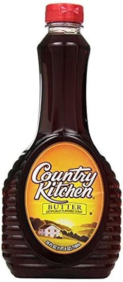 Log Cabin Syrup, Butter Flavored, 24 Ounce (Pack of 12)