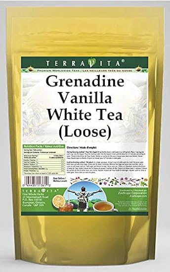 Grenadine Vanilla Blanco Tea (Loose) (8 oz, ZIN: 538279