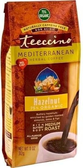 Teeccino Herbal Café, Hazelnut OG3 11 oz. (Pack of 6) 9