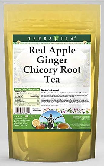 Red Apple Ginger Chicory Root Tea (50 tea bolsas, ZIN: 