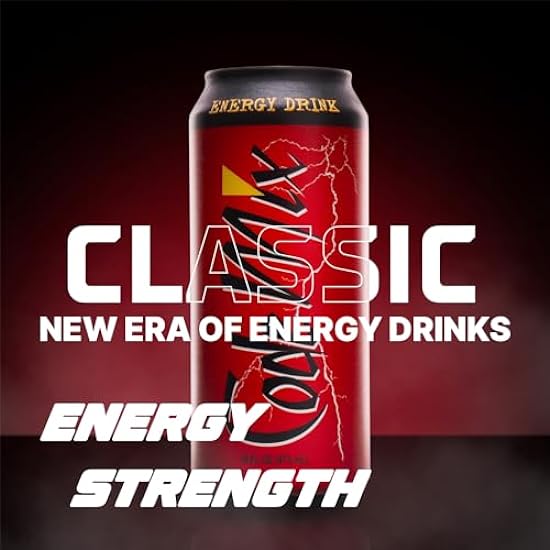 CODE MIX Classic Energy Drink | Amplified Attention, Focus and Performance | Elevate Your Energy | 135mg Caffeine | Taurine | Premium Ingredients | 12 Pack of 16 ounce Cans 203166100