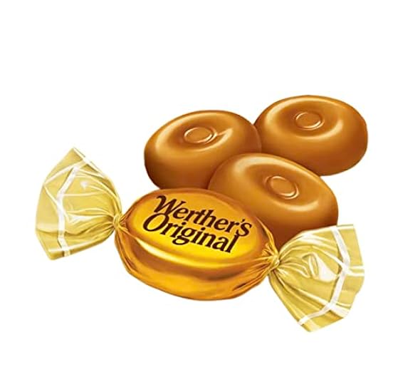 Werther´s Original Caramel Hard Candies, Individually Wrapped Candy | 2.65 OZ - 12 PACK | SameDay Shippers card Included 49694905