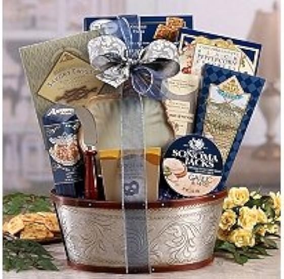 Fanciful Gourmet Wood Gift Basket 697611767