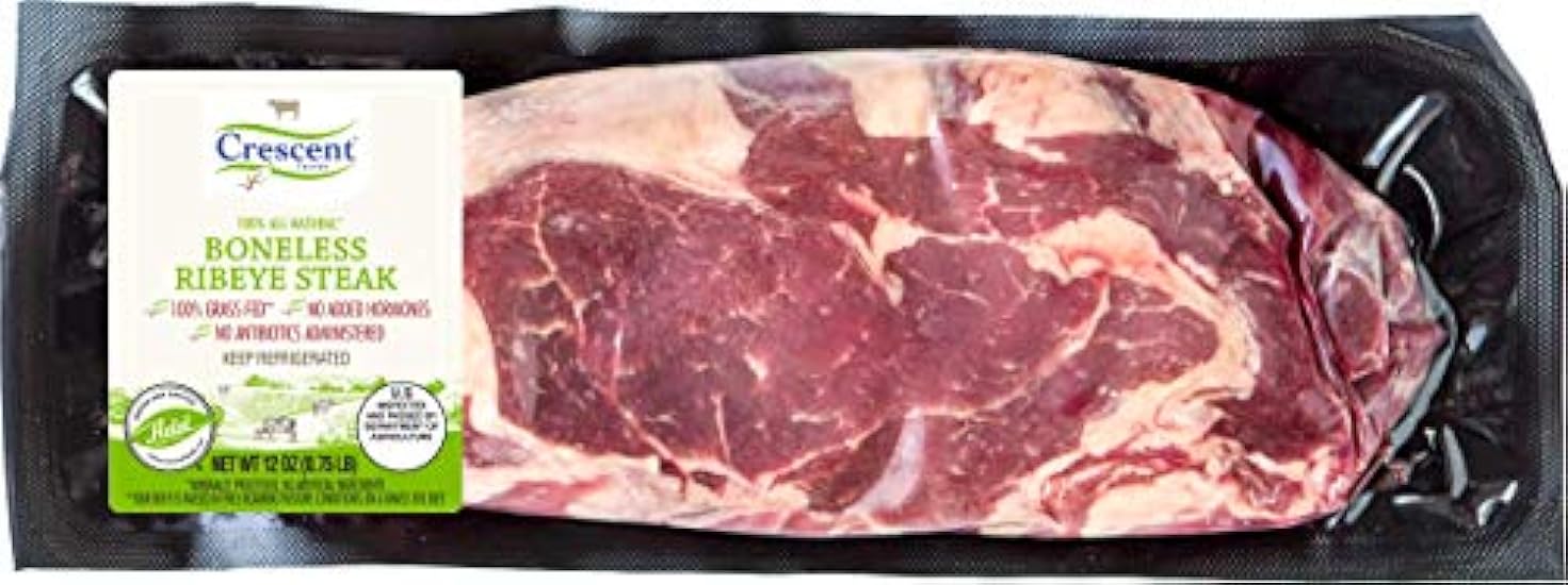 Crescent Foods Halal Ribeye Steak | Approx. 3.75 lbs. | 5 Steaks 27672406