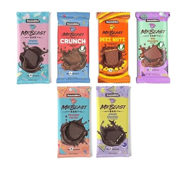 Mr. Beast Varity Pack Delicious Chocolate Bar (Original