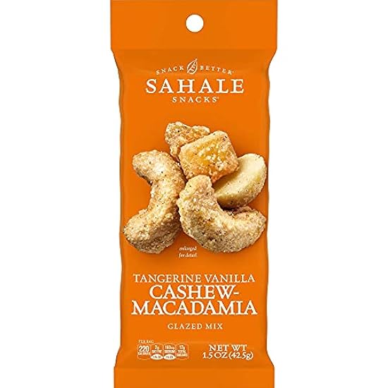 Sahale Snacks Tangerine Vanilla Cashew Macadamia Glazed