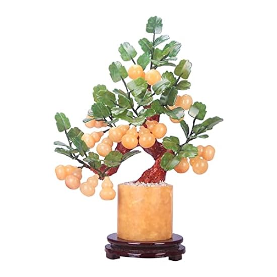 Small Bonsai Artificial Bonsai Jade Carving Jade Gourd 