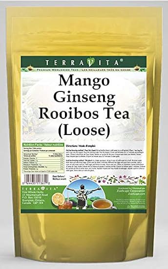 Mango Ginseng Rooibos Tea (Loose) (4 oz, ZIN: 542983) -