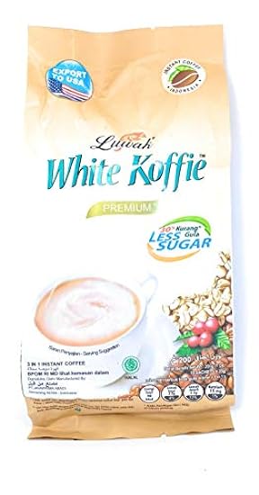 Luwak Blanco Koffie Less Sugar 3in1 Instant Café 10-ct,