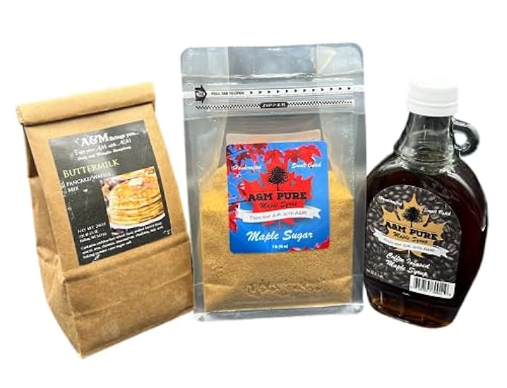 A&M Maple Syrup Combo Package: Buttermilk Pancake Mix 1