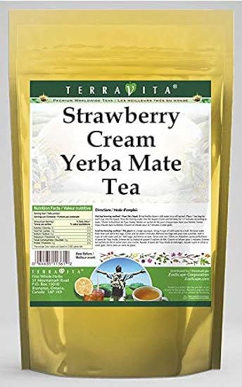 Strawberry Cream Yerba Mate Tea (25 tea bolsas, ZIN: 55