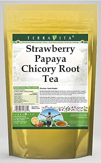 Strawberry Papaya Chicory Root Tea (25 tea bolsas, ZIN: