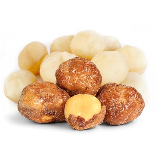 Gourmet Toffee Coated Macadamia by Its Delish, 5 lbs Bolsa a granel, Sweet Crunchy Caramelized Nuts Snack 19304340