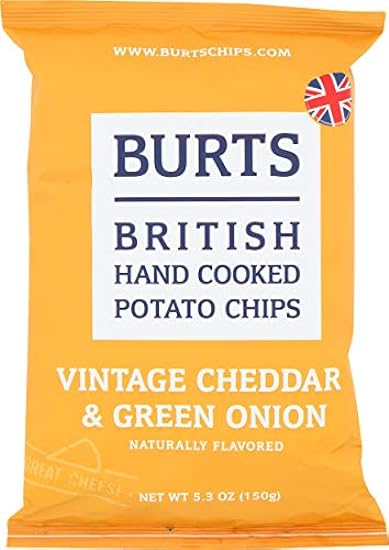 Burts Bees British Hand Cooked Potato Chips, Mature Che