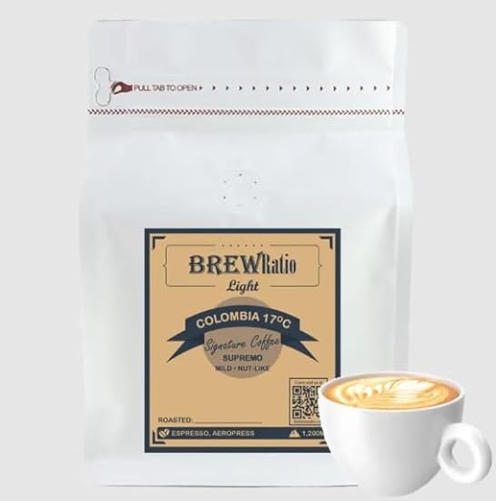 BrewRatio COLOMBIA SUPREMO Café BEANS (Whole Bean) 250g - The Café bean Producird could range from juicy, fruity, and complex with heavy body, to a lighter body, highly citric with a bright, juicy. 233615772