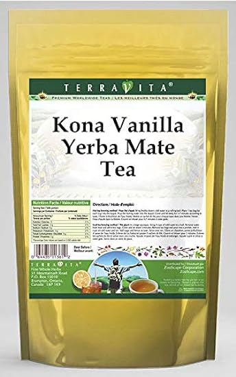 Kona Vanilla Yerba Mate Tea (25 tea bolsas, ZIN: 564486