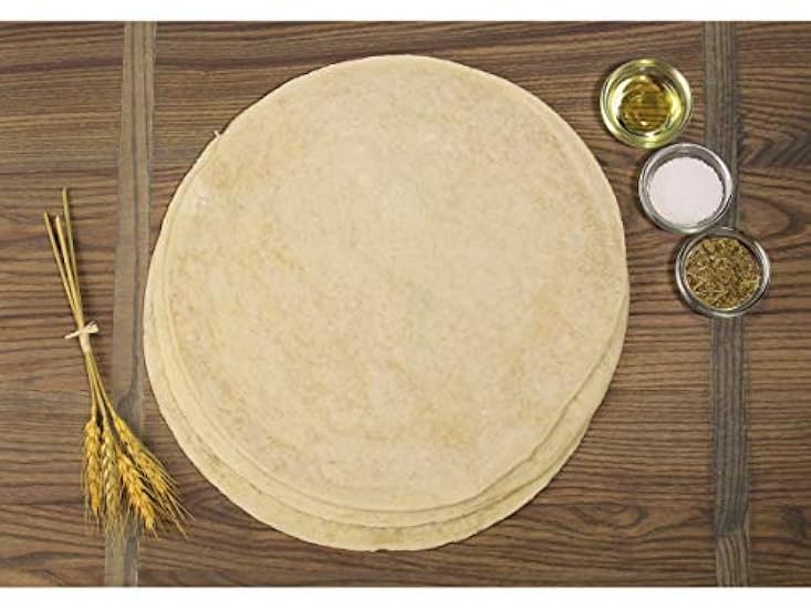 Ultra Thin Crust Par Baked Round Traditional Pizza Crust, 10 inch - 30 per case. 348818417