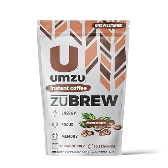 UMZU zuBrew Unsweetened - Instant Café with Lion´s