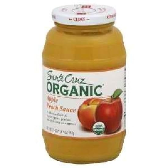 Santa Cruz Organic Apple Cinnamon Sauce 23 Ounce (Pack 