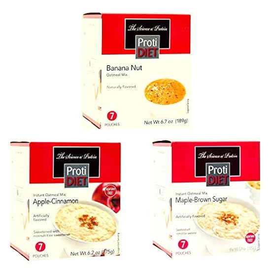 ProtiDiet - Oatmeal (3 Packs) (Variety, 3 Pack) 3751558