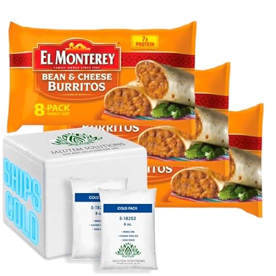 Salutem Vita - El Monterey Bean & Cheese Burritos, 32 o