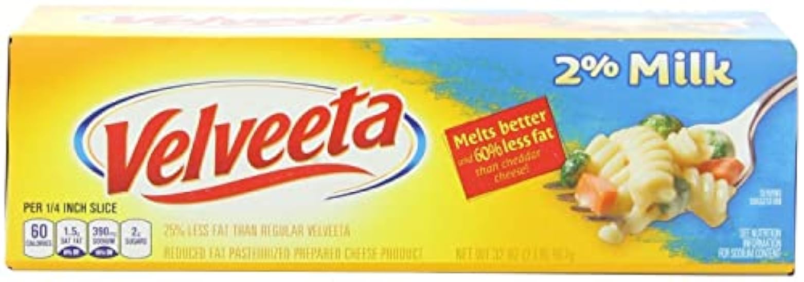 Kraft Velveeta with 2% Milk Cheese, 32 Oz (2pk) by Velveeta 639190414