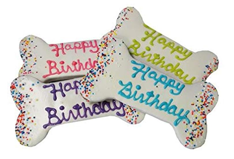 Animal Theme Gifts, Happy Birthday Cookie Bones - 4 Gal
