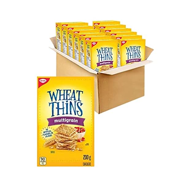 Wheat Thins Multigrain Crackers, 200g/7.05oz (Pack of 1