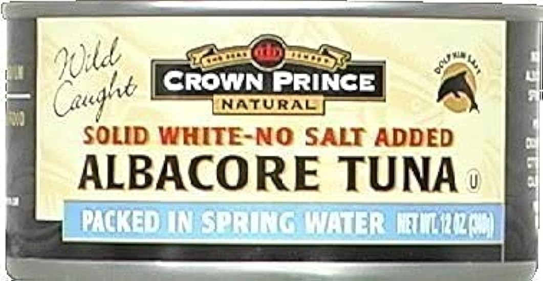 Crown Prince Albacore Tuna in Water No Salt Added (12 O