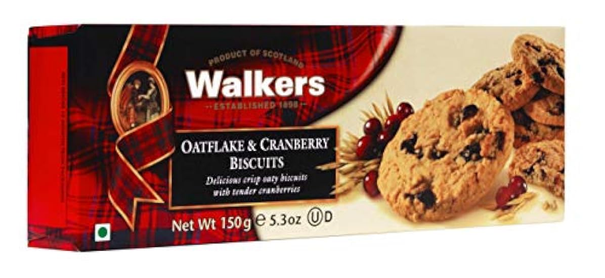 Oatflake & Cranberry Biscuits 150g 394856154
