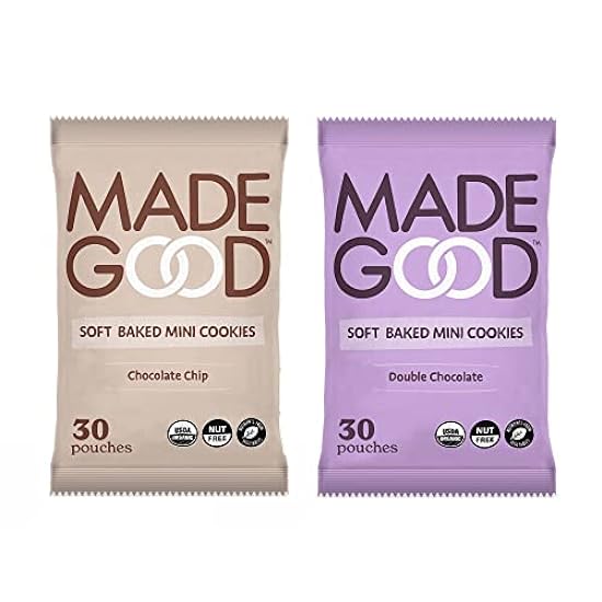 MadeGood Soft Baked Cookie Bundle (60ct) - Double Choco