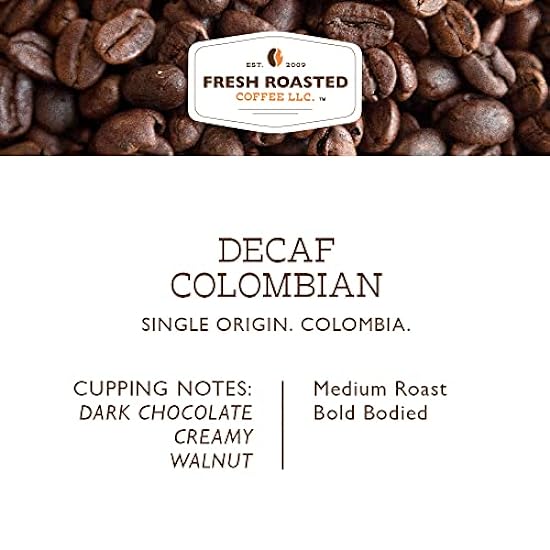 Fresh Roasted Café, Decaf Colombian, Kosher, Pre-Ground Fractional Packs, 1.75 Ounce, 42 Count 277108539