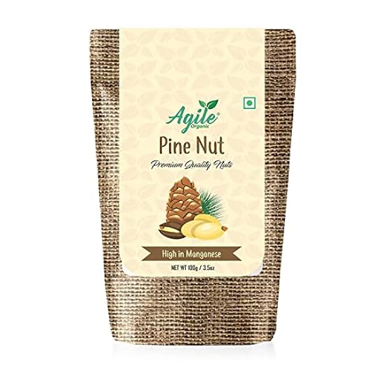 Admart Agile Organic Pine Nuts Without Shell - 100gm | Chilgoza Dry Fruit 656319491