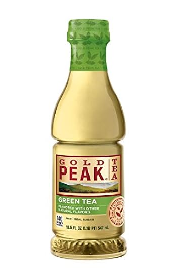 Gold Peak Iced Tea, 18.5 Fl Oz (Pack of 12) (Verde) 350